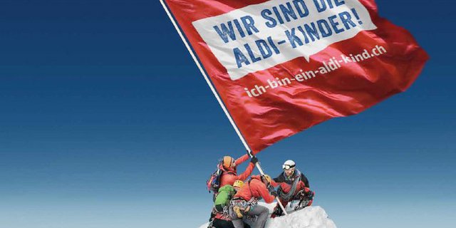 Die neue Kampagne setzt auf die Idee der Aldi-Kinder. (Bild Aldi Suisse)