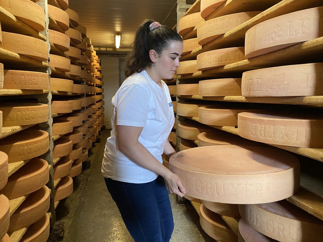 In drei verschiedenen Käsekeller lagert Daniela Weber ihre Käse. 