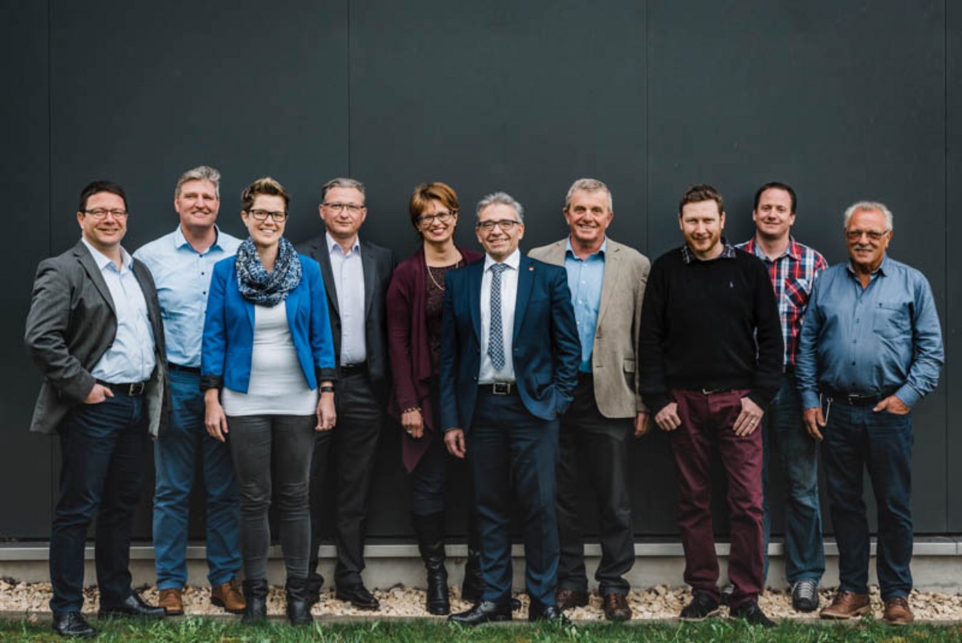 Das Unterstützerkomitee (v.l.): Thomas Fluri, Josef Fluri, Nadine Meister, Stephan Berger, Karin Büttler-Spielmann, Urs Ackermann, Bruno Born, Oskar Hartmeier, Heinz Dummermuth, Willy Hafner. Es fehlen auf dem Bild: Reto Gautschi, Benno Schmid sowie Elsbeth und Ernst Lanz. (Bild zVg/Anita Gerster)