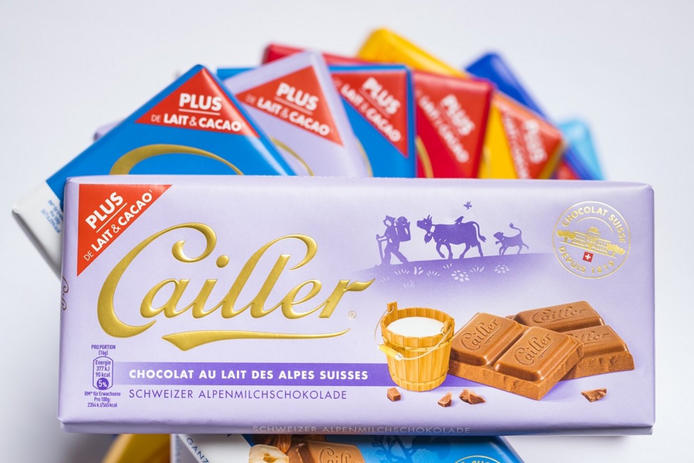 Die neue Cailler-Milchschokolade. (Bilder zVg)