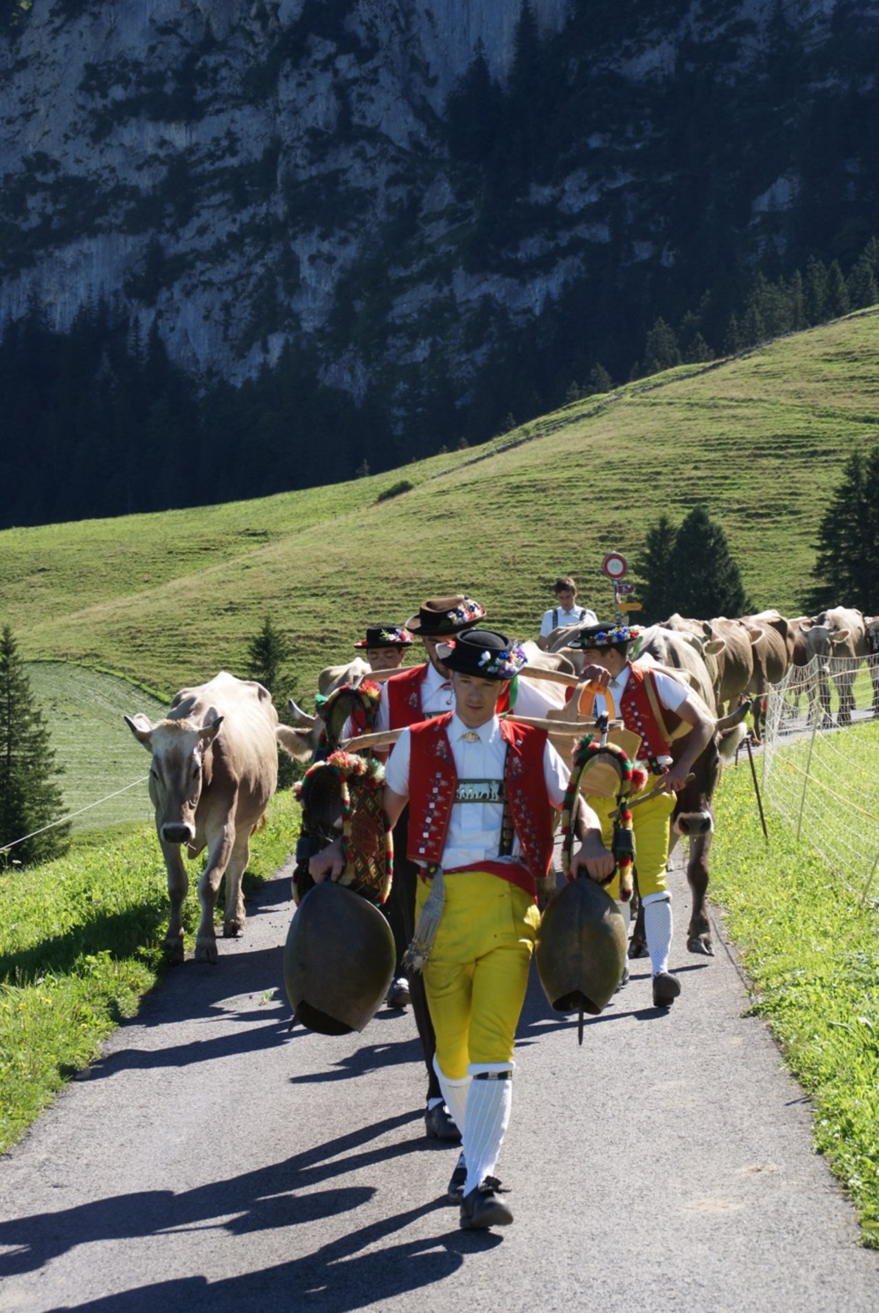 Auf dem Weg vom Ruhesitz nach Brülisau.