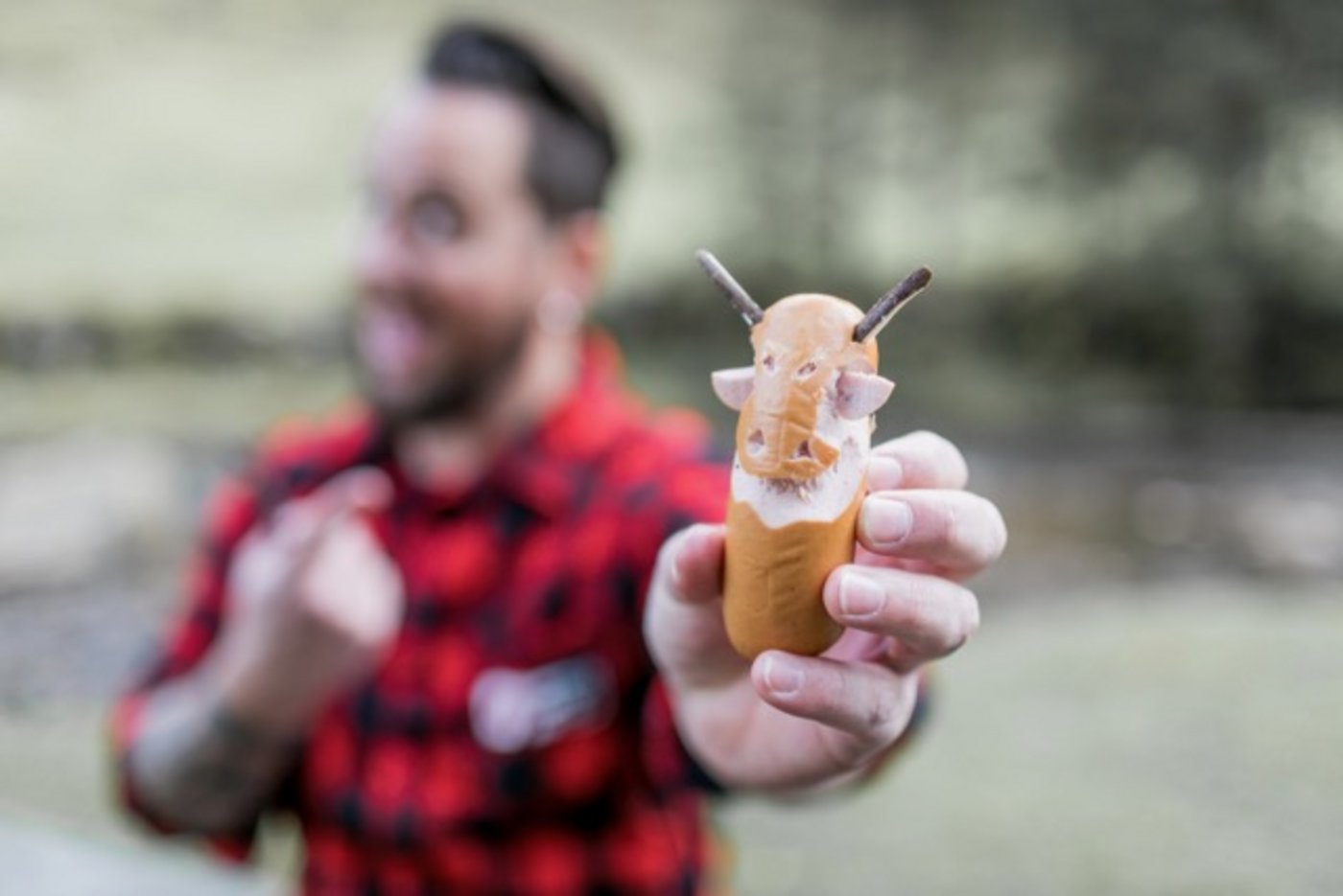 Bei Trauffer hat sogar die Cervelat Kuh-Form.