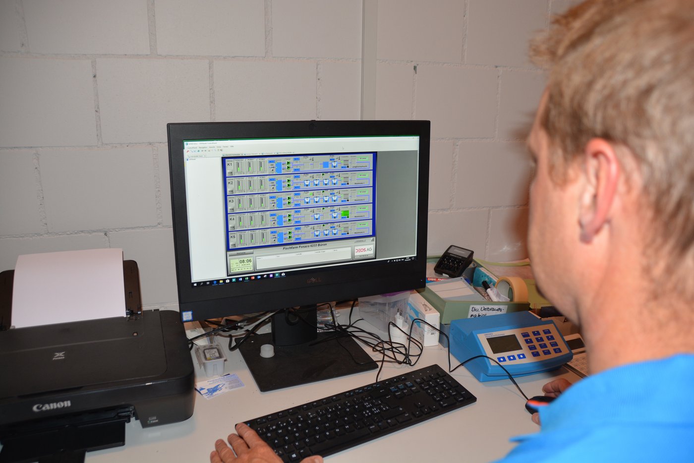 Viel ist per Computer automatisch gesteuert, gleichwohl ist die Arbeit nicht zu unterschätzen.