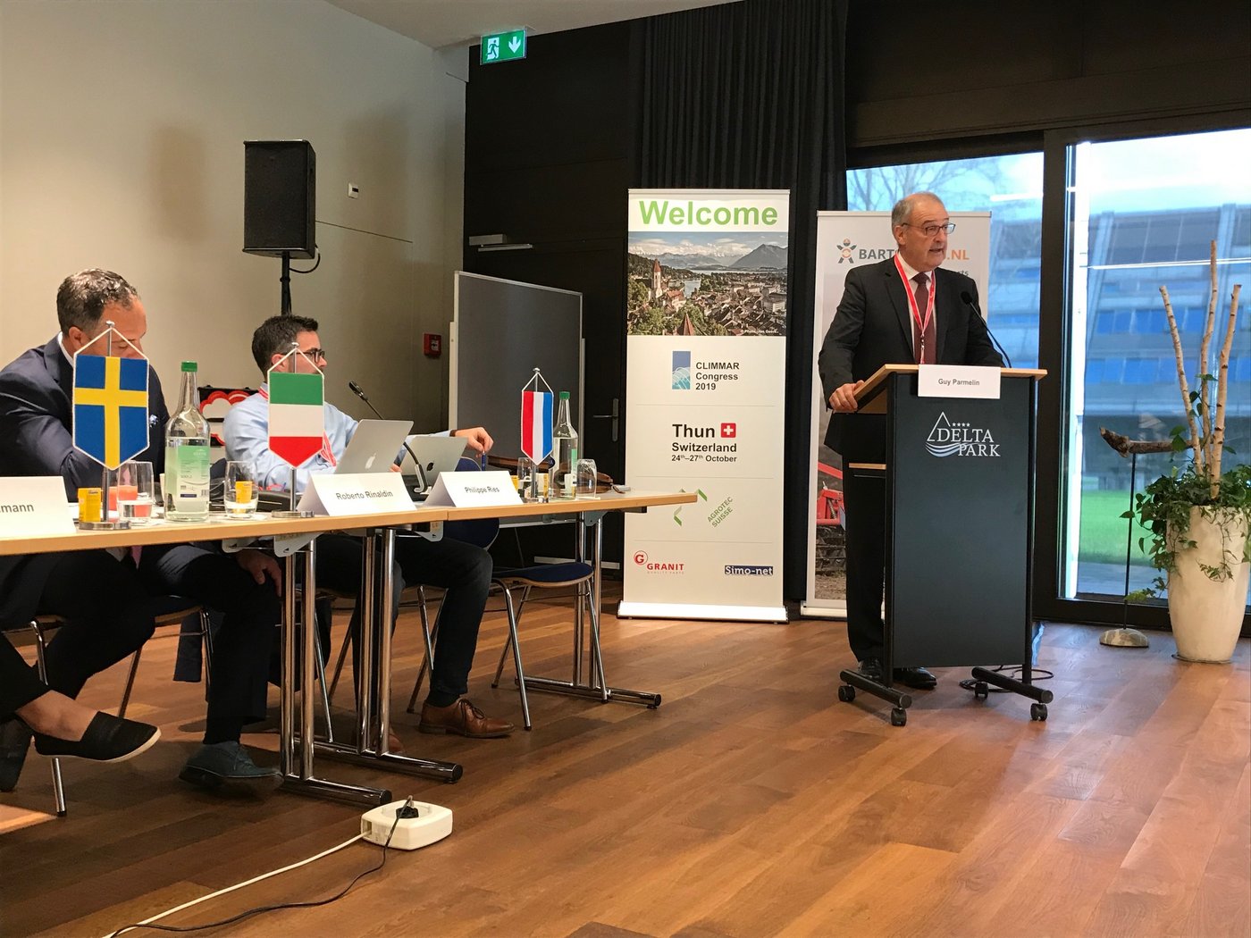 «Auch im Zeitalter der Digitalisierung ist es der menschliche Faktor, der über Erfolg und Misserfolg entscheidet», sagte Guy Parmelin am Climmar-Kongress. (Bild akr)