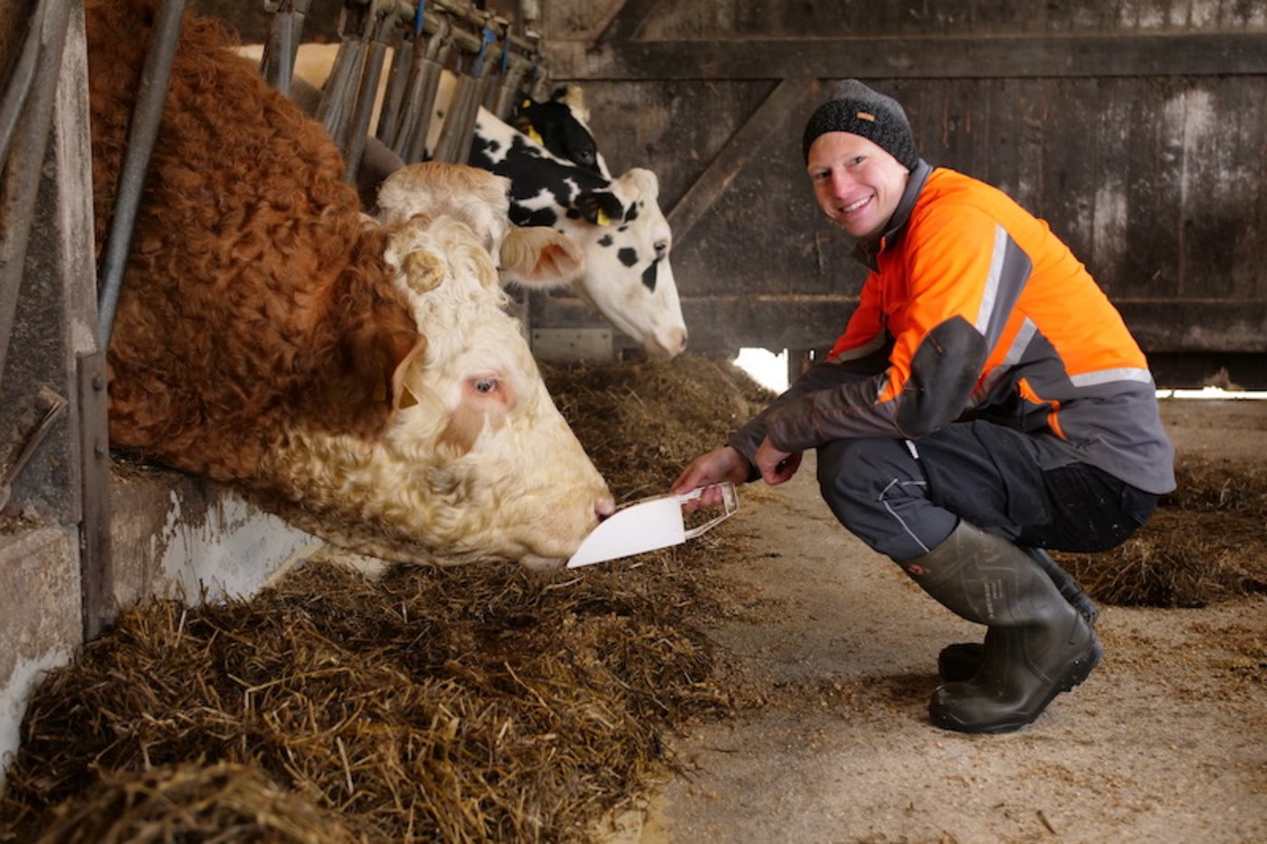 Patrk Wägeli arbeitet auf dem Hof seiner Eltern mit und wird ihn 2022 ganz übernehmen. (Bild Puresive Films)