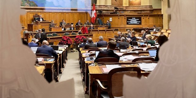 Blick in den Nationalrats-Saal.