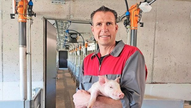 «Tierwohl-Profi aus der Schweiz». Der Aargauer Peter Anderhub schaffte es in Deutschland in das Finale um den Ceres Award.