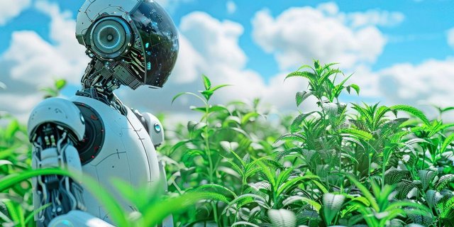 Ist das die Zukunft? Robotik auf dem Feld, die autonom mit KI über Pflegemassnahmen entscheidet. 