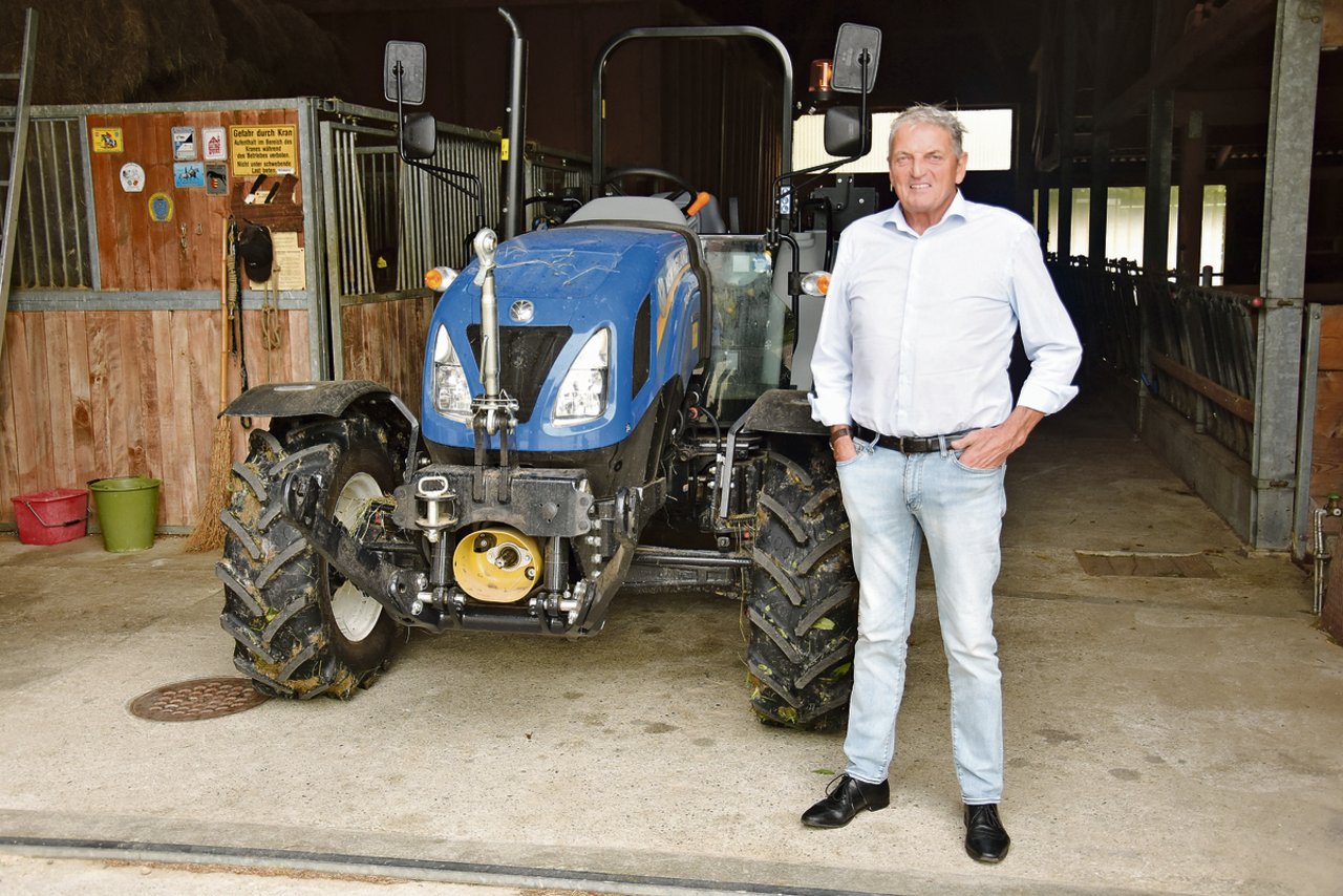 Er dürfte den meisten Landwirten und Landwirtinnen bekannt sein: Alois Wyss aus Grosswangen LU bei sich zu Hause.(Bilder Peter Fankhauser)