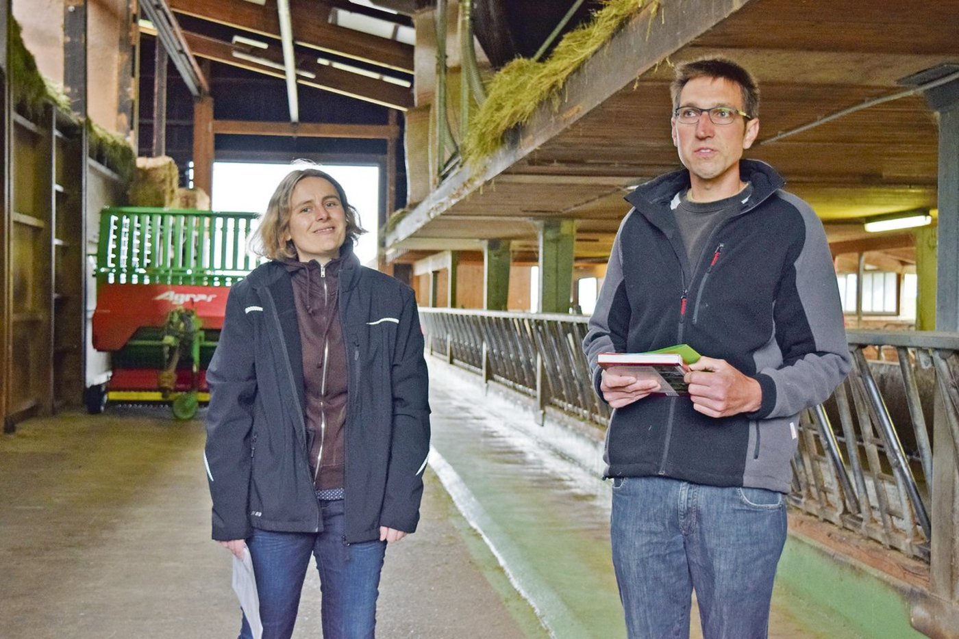 Brigitte und Michael Steiner-Fässler führen den Betrieb zu zweit, ohne zusätzliche Arbeitskräfte. 