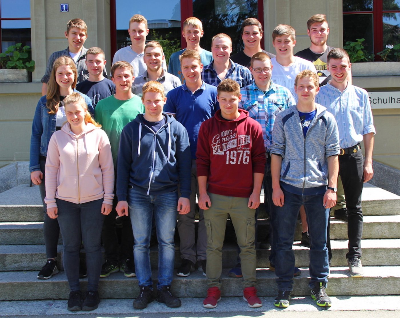 Die Landwirtinnen und Landwirte EFZ der Klasse 3C. 