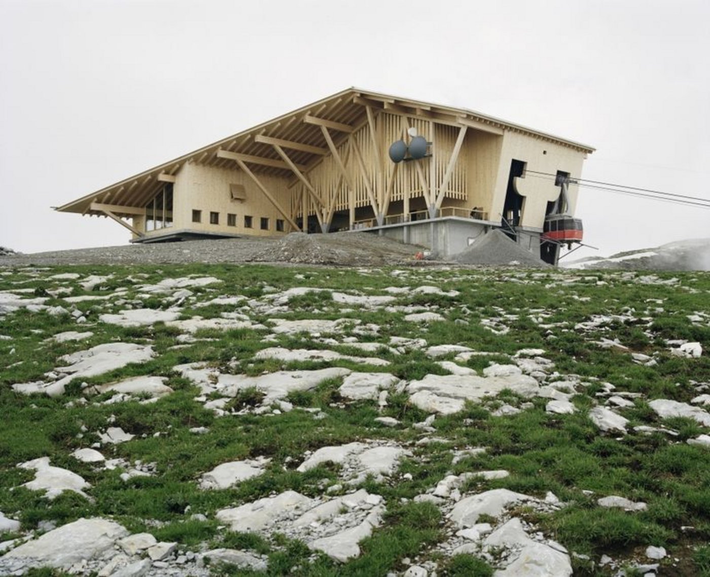 2018 hat die Bergstation Chäserrugg im Kanton Thurgau in der Katergorie National die Goldauszeichnung geholt. (Bild Prix Lignum)