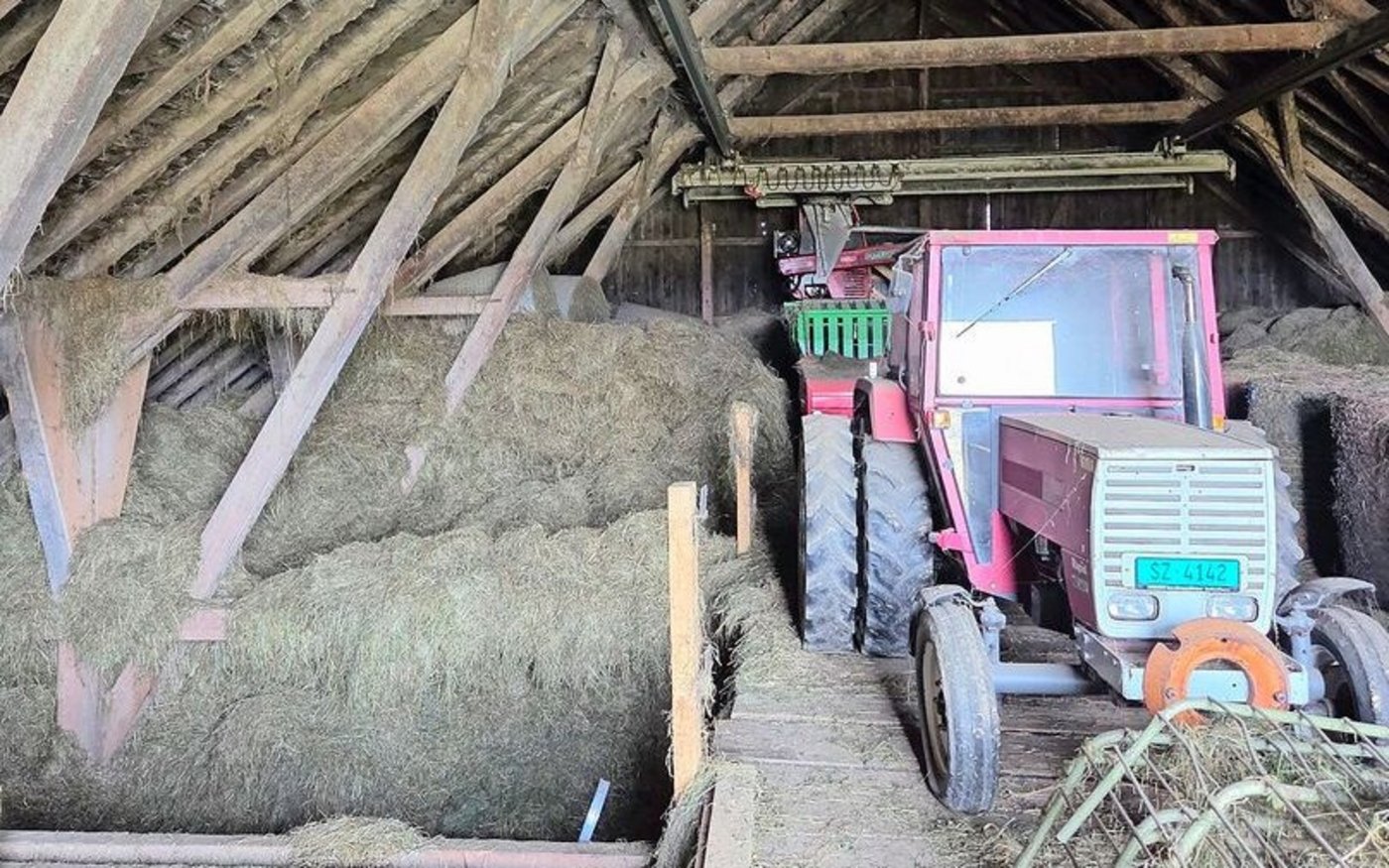 Den Hof von Alois Betschart, Rothenthurm, soll sein Schwiegersohn dereinst weiterführen. Landwirtschaftsschüler erarbeiteten künftige Betriebskonzepte.