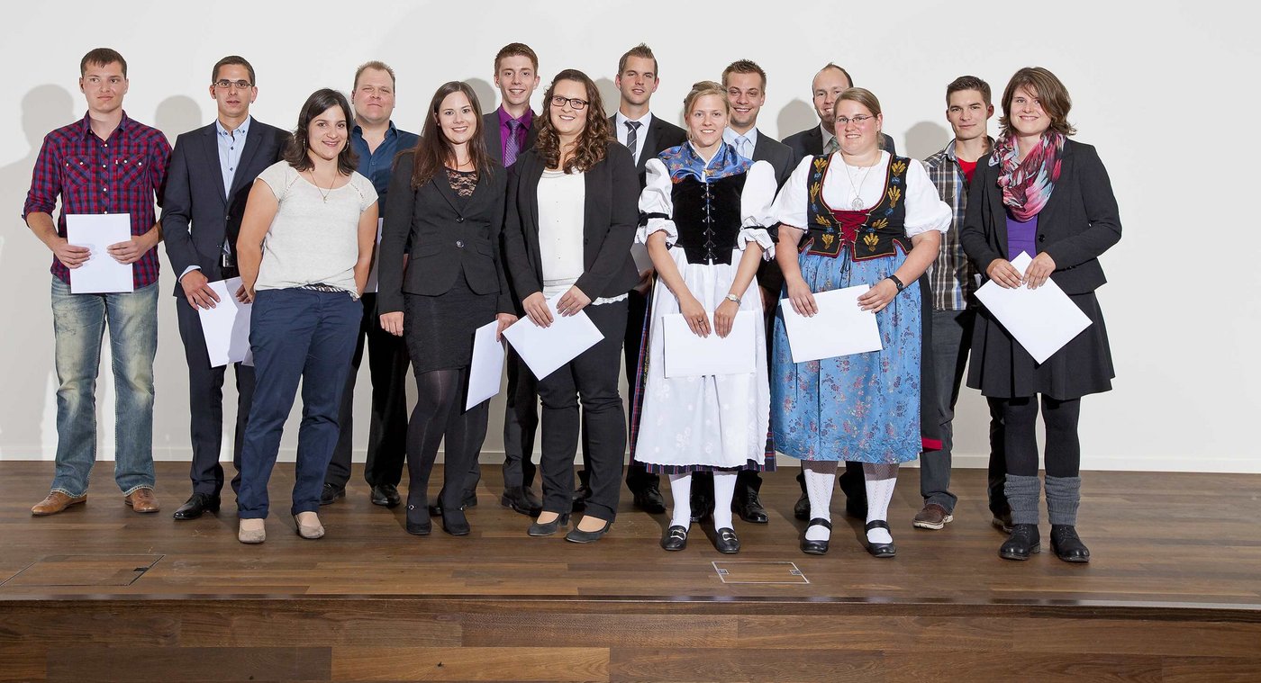 In der Vertiefung Agrarwirtschaft wurden 19 Diplome vergeben. (Bild: HAFL/zVg)