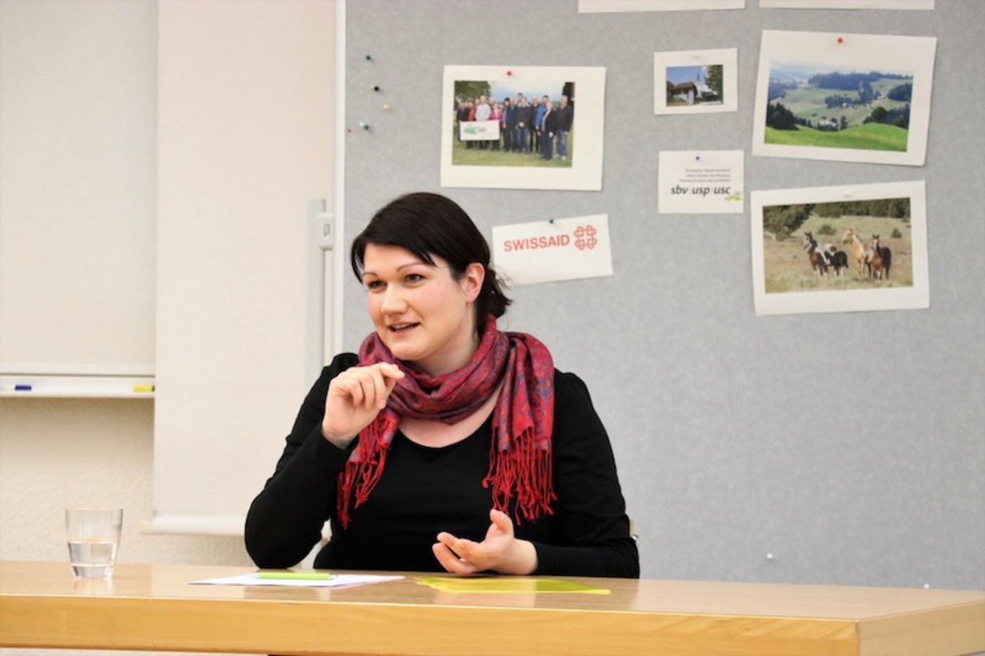 «Die Arbeit in Politik und Verbänden ist keine Hexerei»: Christine Badertscher fällt es auch nicht immer leicht, doch sie erzählt, warum sich Frauen trotzdem mehr trauen sollten.(Bild Ruth Aerni)