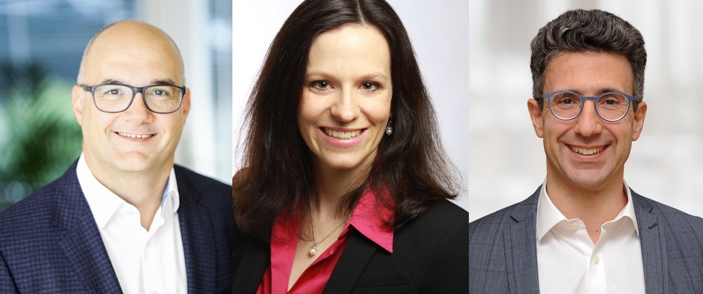 (V.l.n.r.): Urs Fanger, neuer Geschäftsführer RegioFair; Carmen Vonwyl, Geschäftsführerin Agrovision; Ruben Meyer, neuer kaufmännischer Leiter. (Bilder zVg)