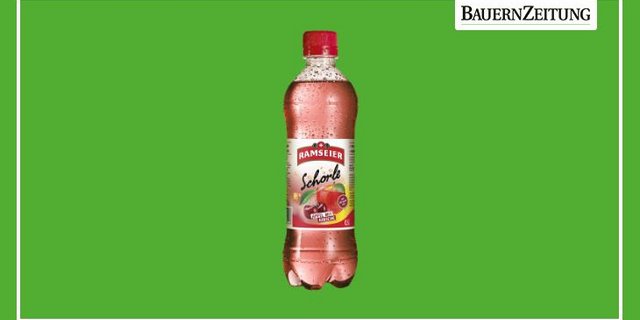 Das ist die neue Ramseier Schorle Apfel Kirsche. (Bild Ramseier Suisse)