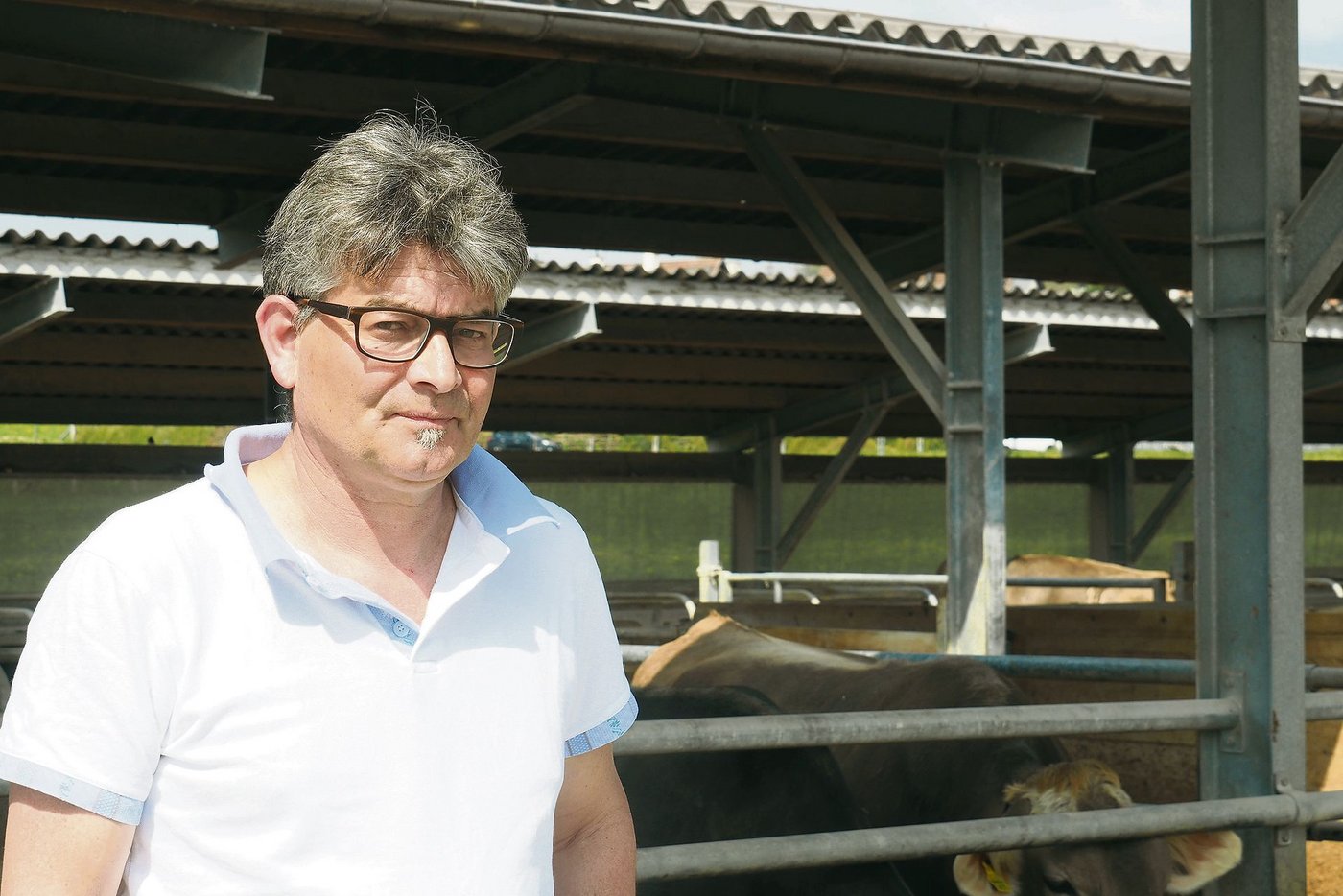 Martin Haab, der Präsident des Zürcher Bauernverbands, setzt den Kampf seiner Vorgänger zur Erhaltung der Fruchtfolgeflächen im Kanton Zürich fort. (Bild Christian Weber)