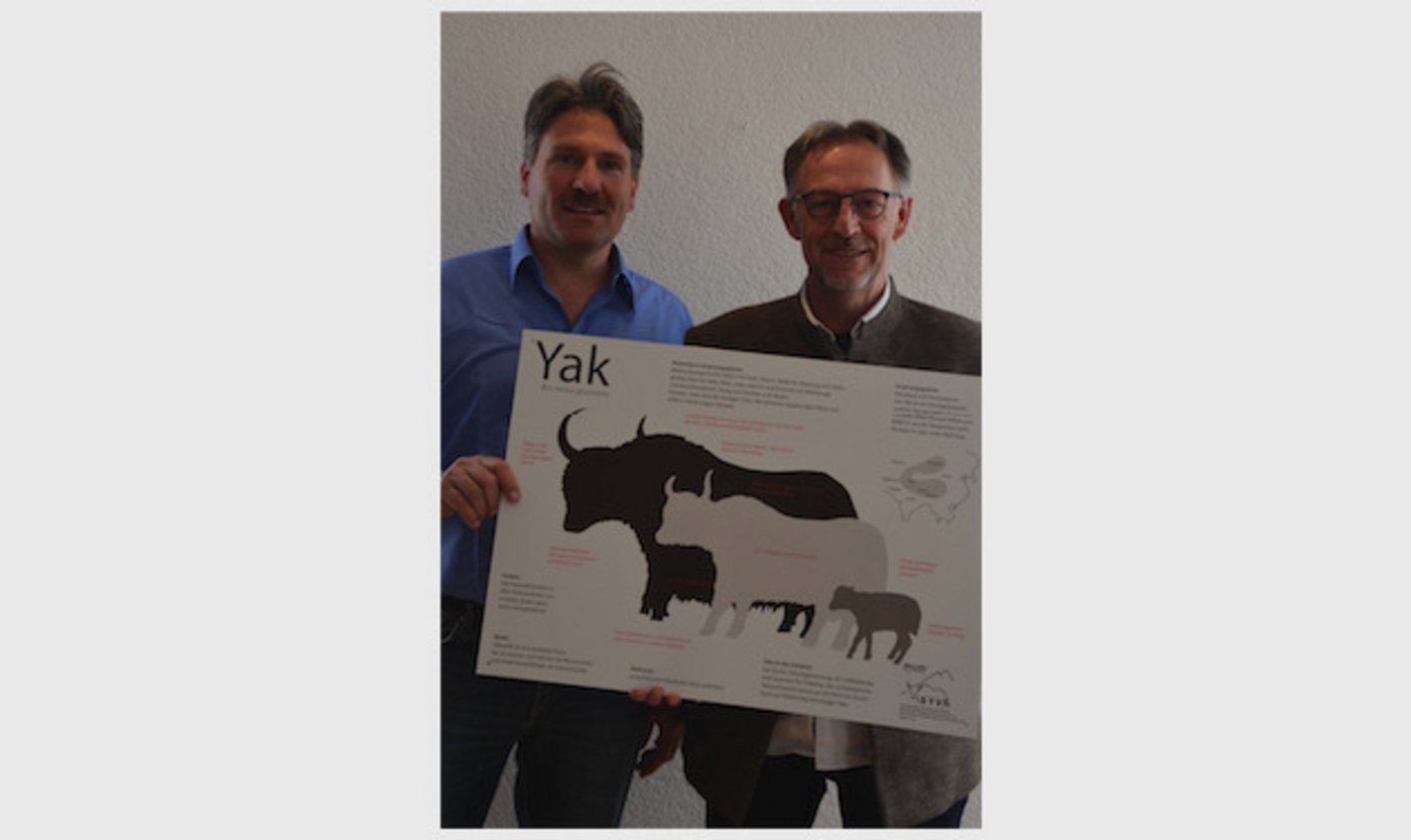 Der neue Präsident Peter Ernst (links) und der scheidende Martin Gertsch. (Bild zVg)