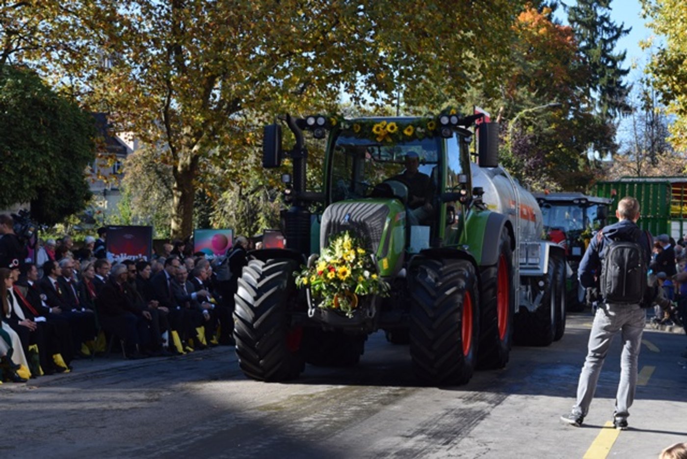 Auch die GVS Agrar hatte einen Auftritt am Umzug.