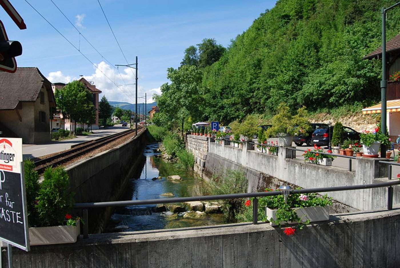 Die Vordere Frenke in Hölstein. (Bild Dietrich Michael Weidmann, Wikimedia)