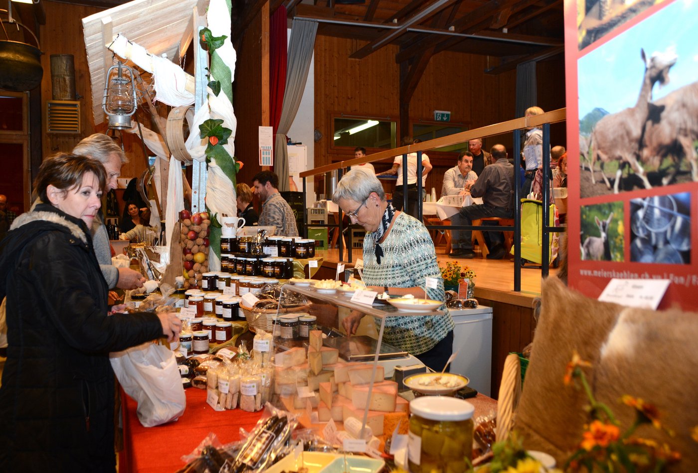 Das Geissäheimet Meierskählen in Stans bot eine Vielfalt an (Ziegen-)Köstlichkeiten.