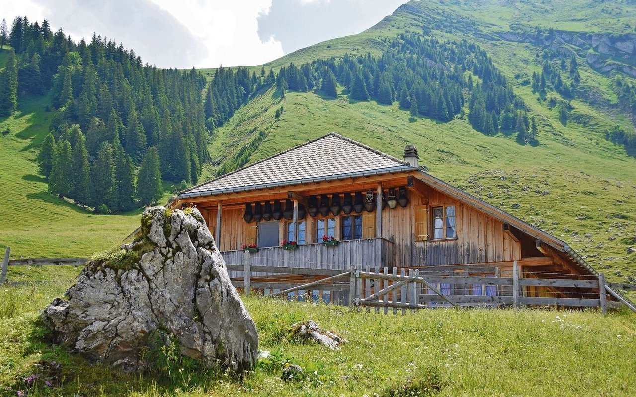 Die Alp Schwefelberg wird von der Familie Wüthrich aus Schangnau betreut. 