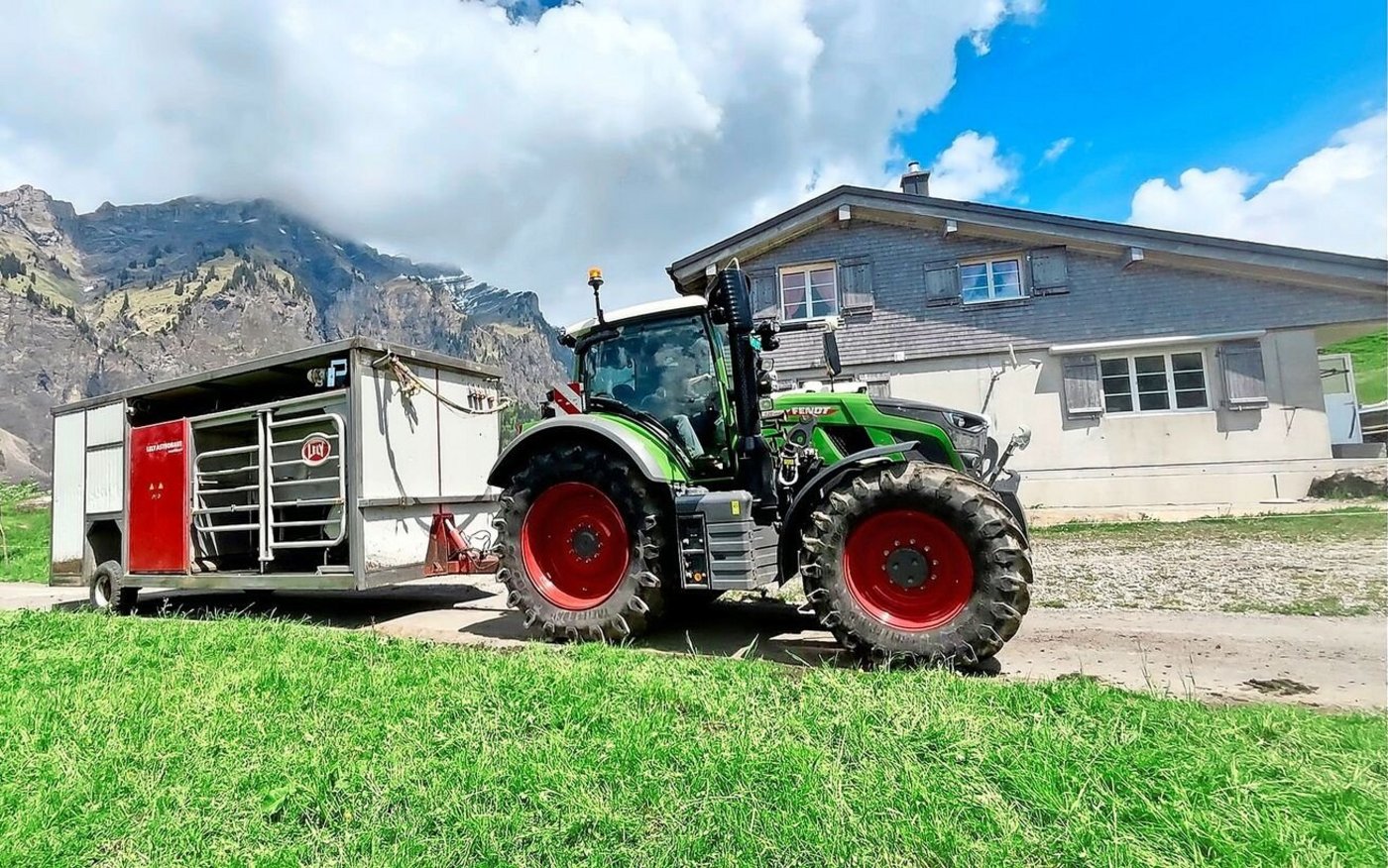 Der 10-jährige Melkroboter hat schon so manchen Alpauf- und Abzug erlebt.