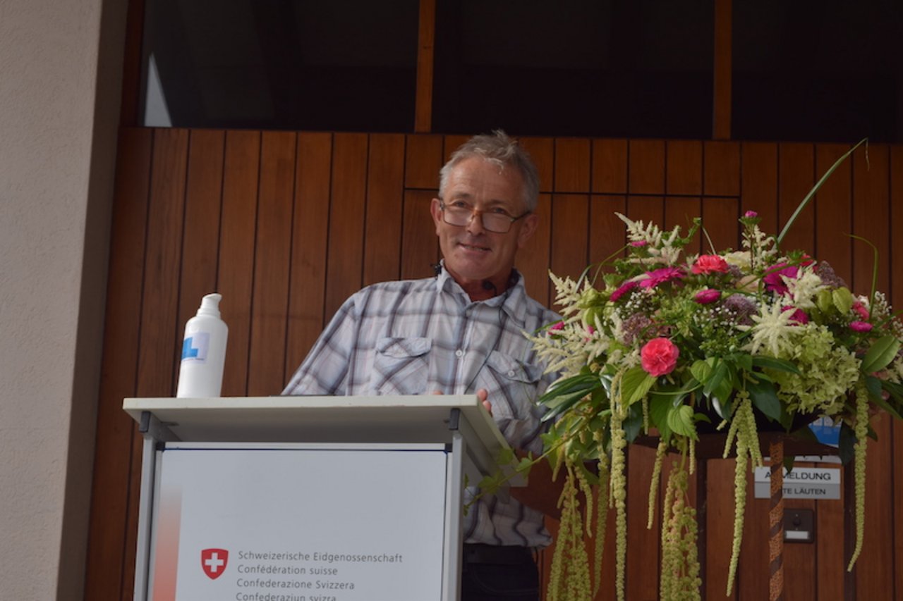 SOV-Präsident Jürg Hess forderte die Obstbauern auf, sich aktiv einzubringen.