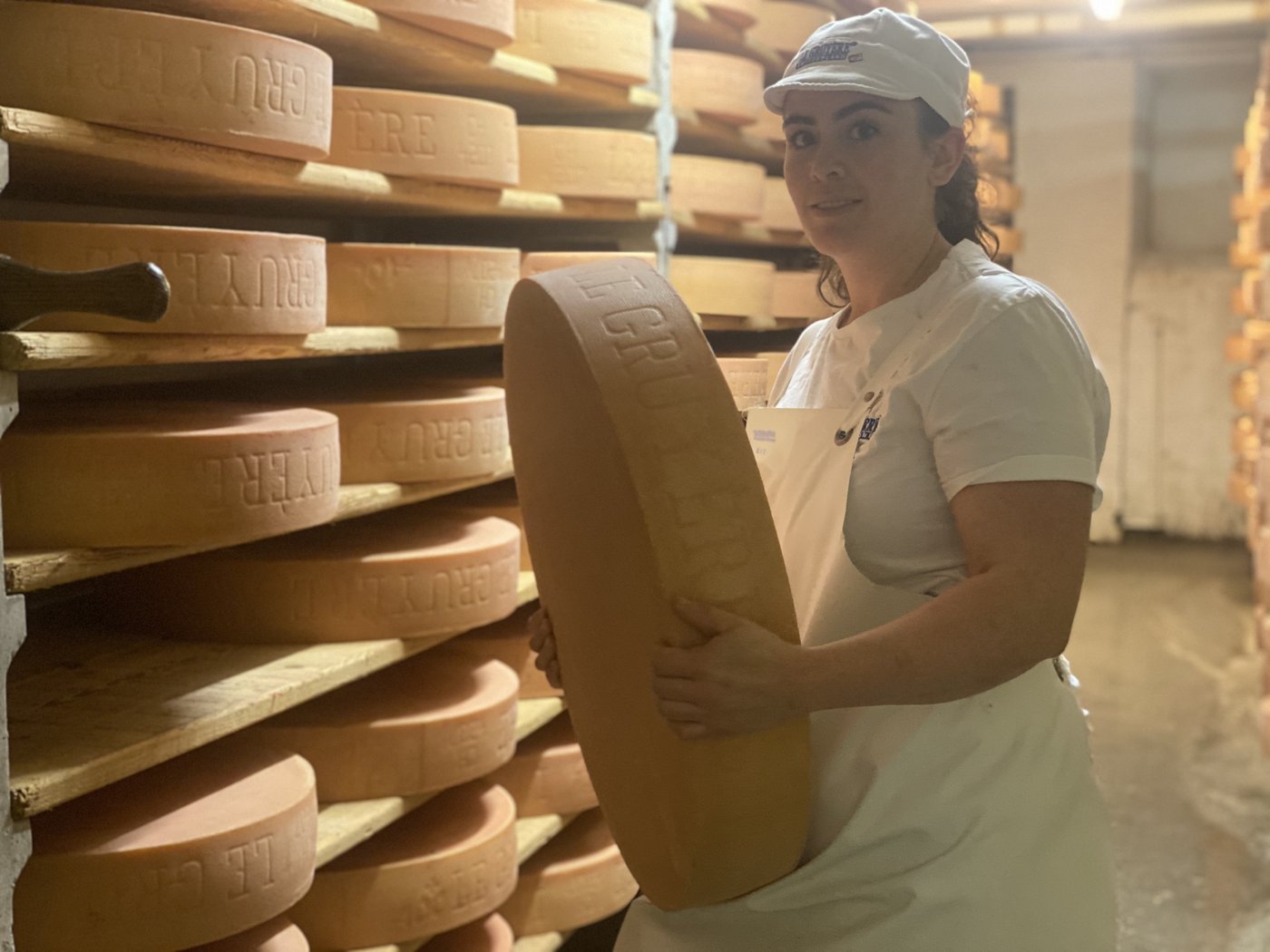 Ein Käse wiegt rund 35 Kilogramm. 