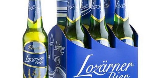 Das «Lozärner Bier» wird in Schaffhausen gebraut und abgefüllt. (Bild lozaernerbier.ch)