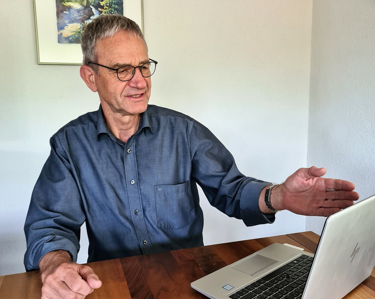 Ernst Flückiger: Ein Landwirtschaftsbetrieb muss sich heute wie jeder andere KMU-Betrieb den Herausforderungen des Marktes stellen. (Bild Ernst Flückiger)