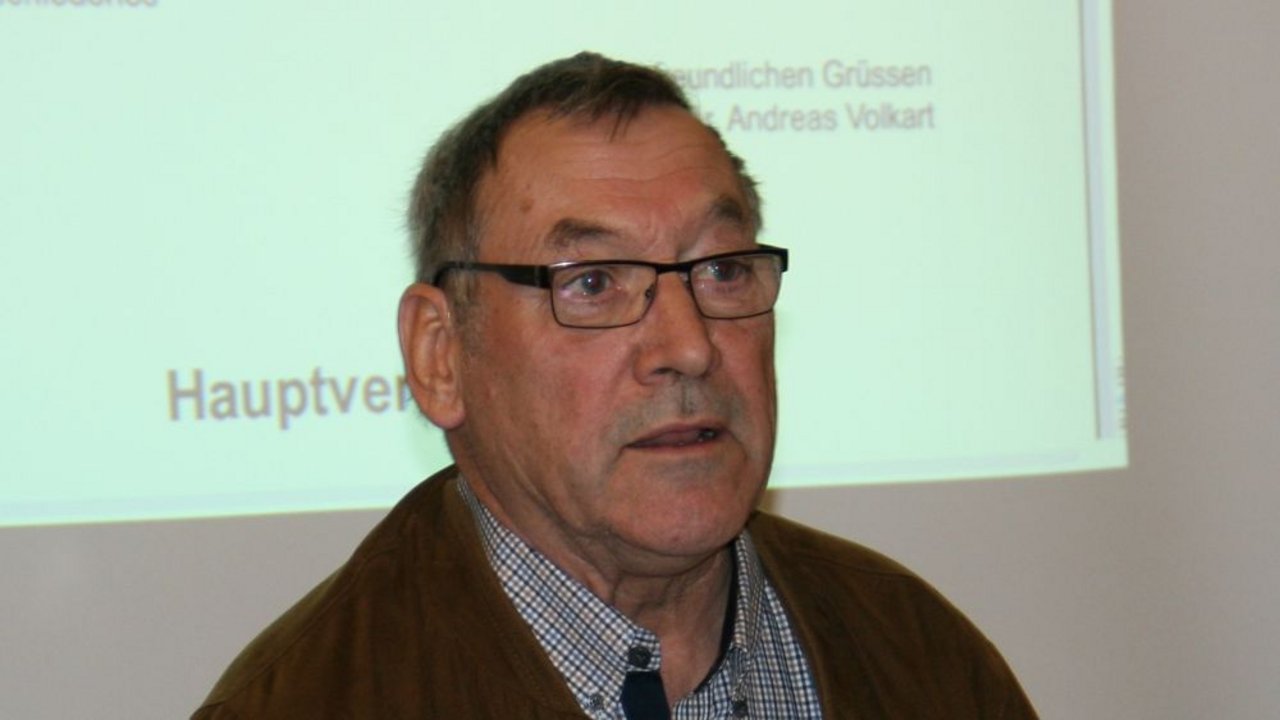 Josef Kunz, Tagungspräsident an der Generalversammlung. (Bild: hs)