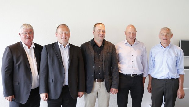 Markus Zemp, Andreas Aebi, Markus Gerber, Simon Ulrich Bach und Franz Winterberger (v.l.). (Bild lid)