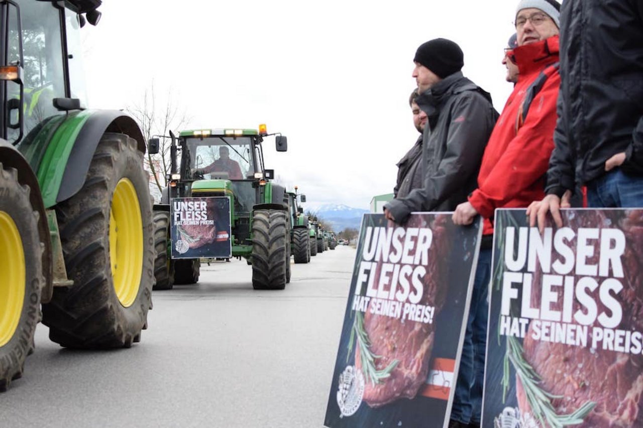 Die Bauern Österreichs zieht es auf die Strassen. (Bild Bauernbund)
