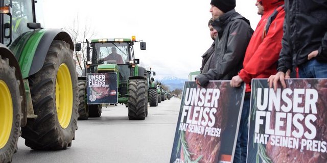 Die Bauern Österreichs zieht es auf die Strassen. (Bild Bauernbund)