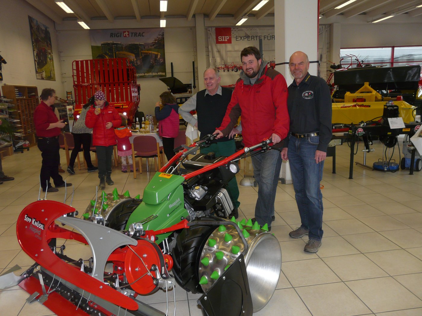 Sepp Knüsel, Florian Flühler und Jörg Schwaninger. 