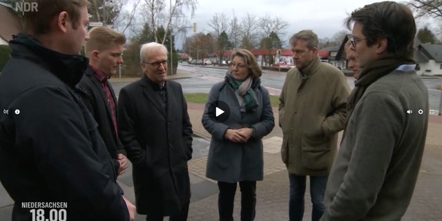 Die Edeka traf sich mit Vertretern verschiedener Bauern-Organisationen. (Screenshot Norddeutscher Rundfunk)