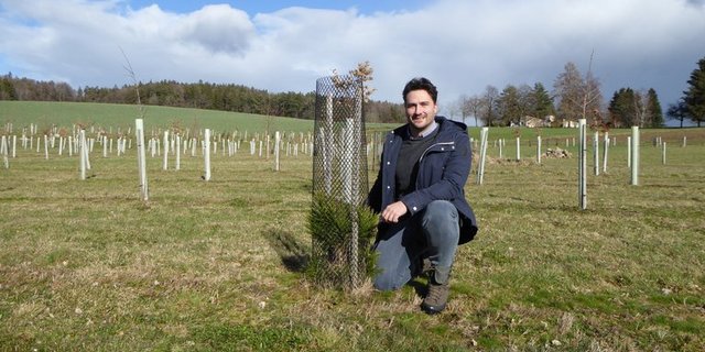 Gioele Fiori, Agrarwissenschaftler an der ETH Zürich, will ein Kompetenzzentrum für Trüffelproduzenten erschaffen. (Bild lid/Regine Imholz)
