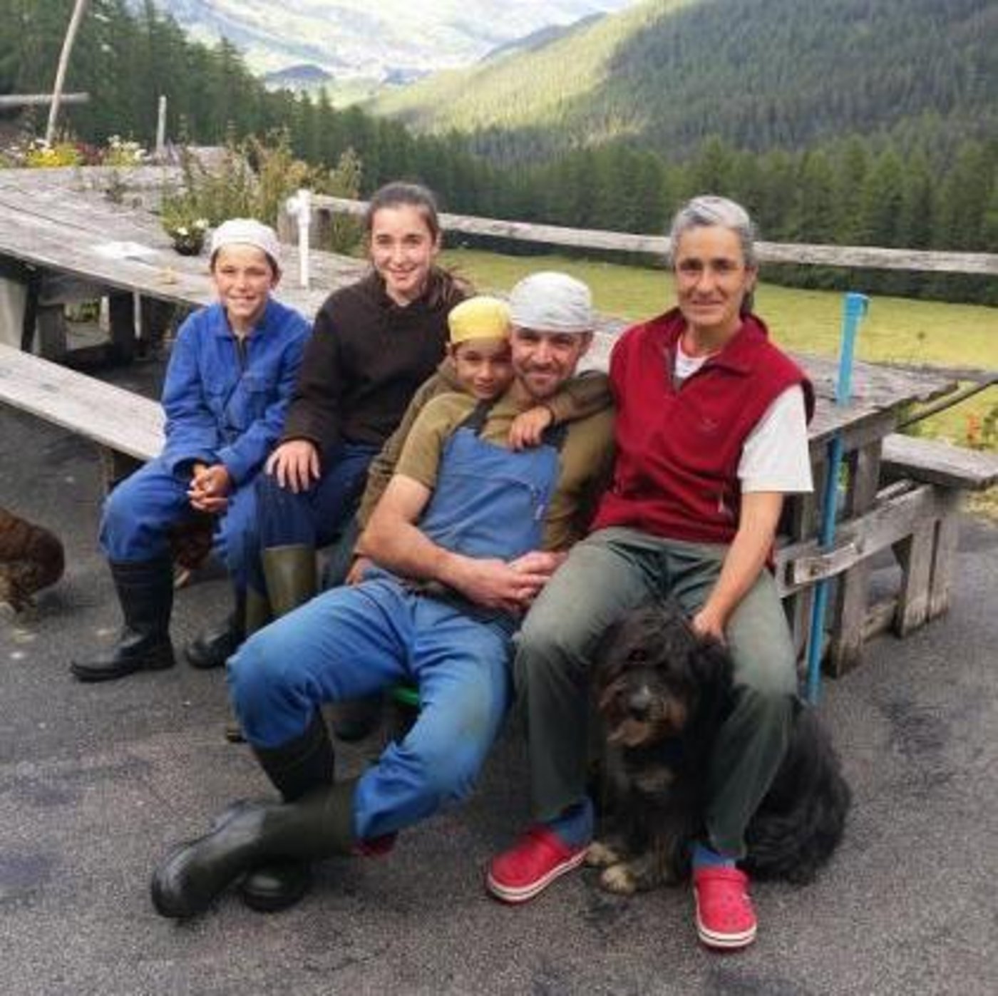 Die Familie Nesa. (Bilder Braida Nesa)