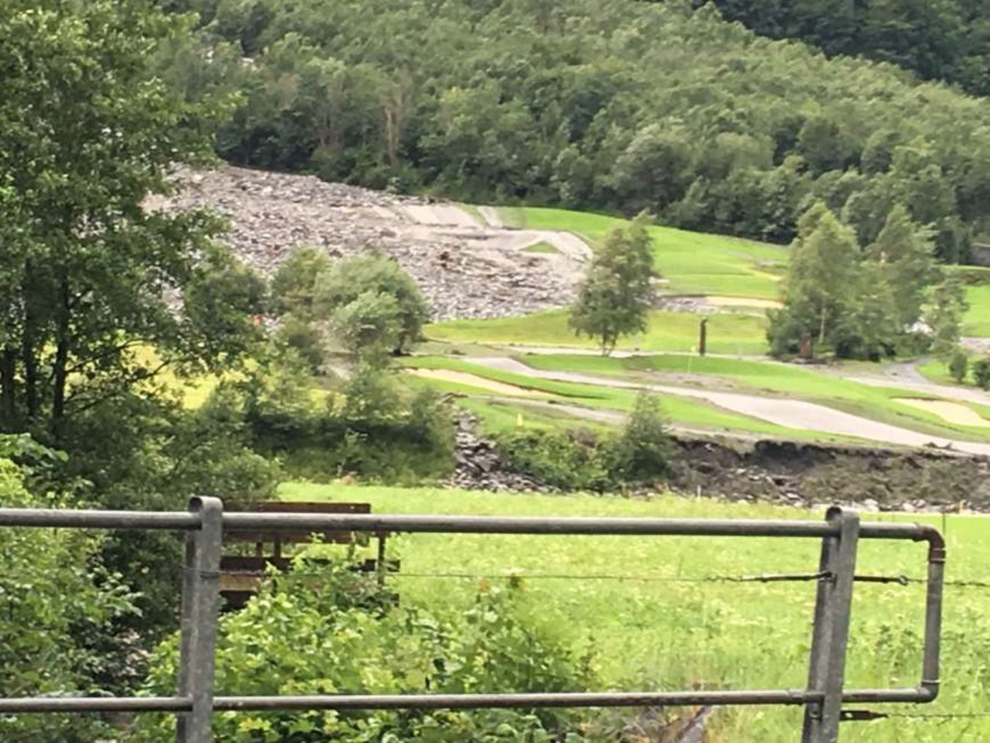 In Engelberg kam es zu starken Überschwemmungen. (Bild zVg)