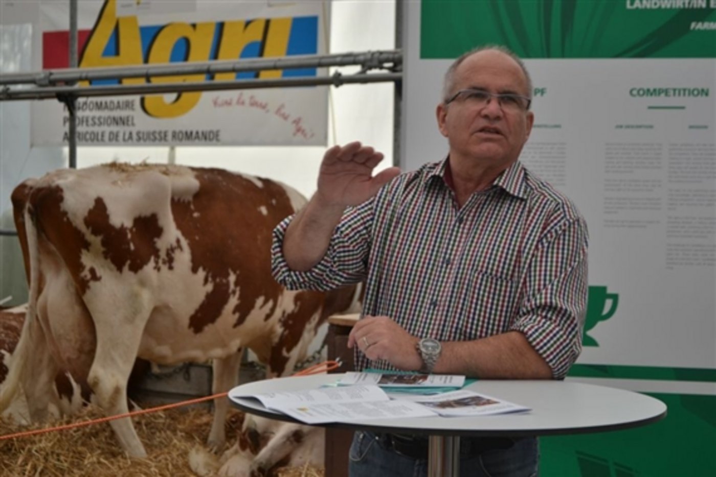 Ein letzter beruflicher Höhepunkt für Jakob Rösch waren die Swiss Skills (hier bei der Pressekonferenz vor dem Wettbewerb). (Bild: jw) 