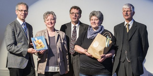 Franz Hofer, Geschäftsführer OGG; Hanni Zenger, Vizepräsidentin OGG; Urs Nufer, Vizepräsident OGG; Barbara Kunz, Vorstand OGG (neu gewählt); Simon Bichsel, Präsident OGG (v.l.n.r.). (Bilder zVg)