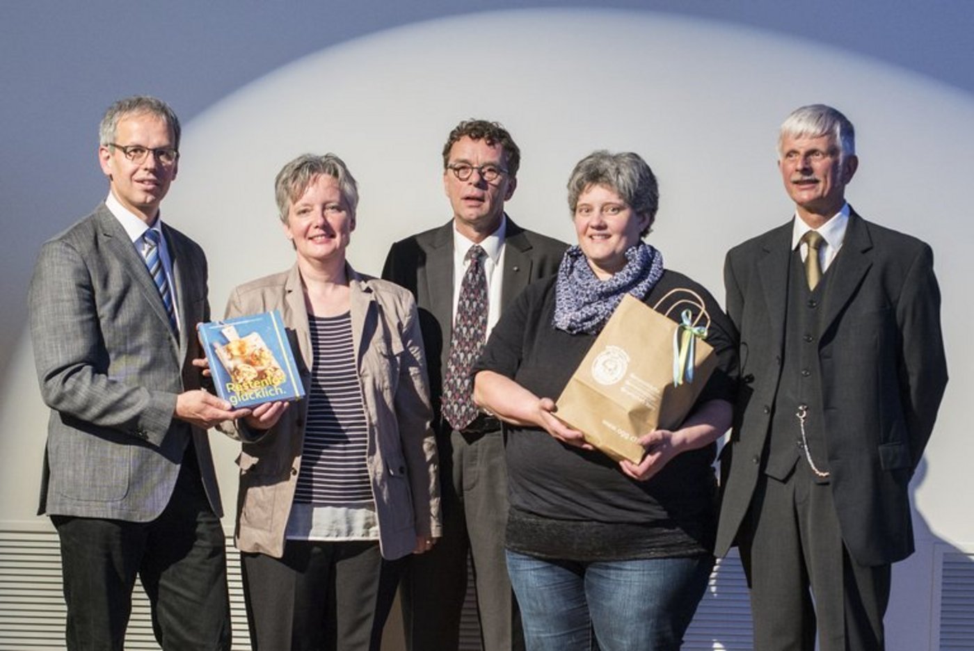 Franz Hofer, Geschäftsführer OGG; Hanni Zenger, Vizepräsidentin OGG; Urs Nufer, Vizepräsident OGG; Barbara Kunz, Vorstand OGG (neu gewählt); Simon Bichsel, Präsident OGG (v.l.n.r.). (Bilder zVg)
