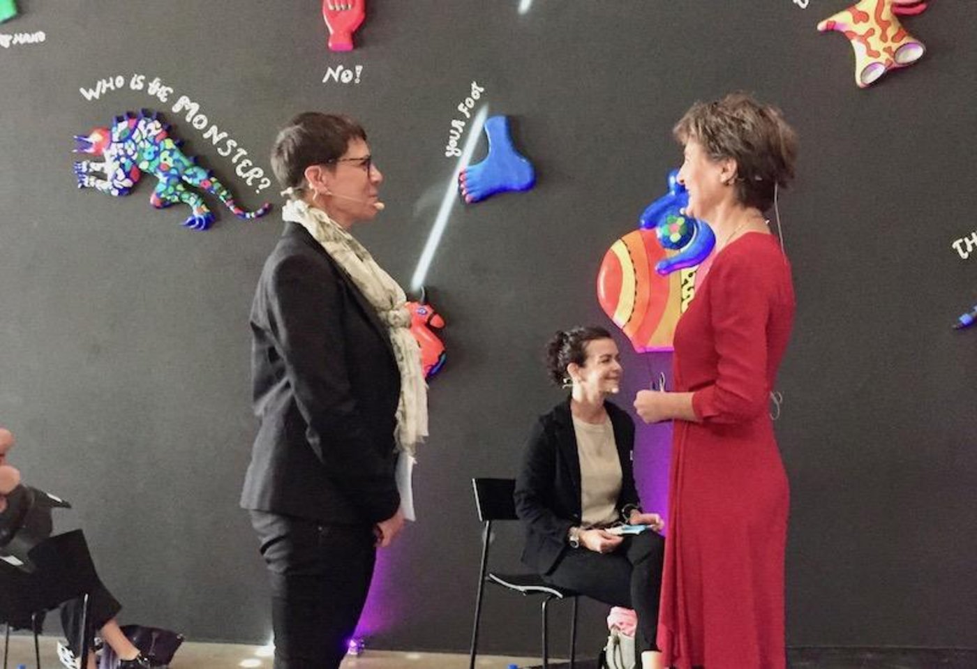 SBLV-Präsidentin Anne Challandes (links) wurde von Bundespräsidentin Simonetta Sommaruga zu einem Gespräch eingeladen. «Ich fühlte mich gehört», sagt sie. (Bild SBLV)