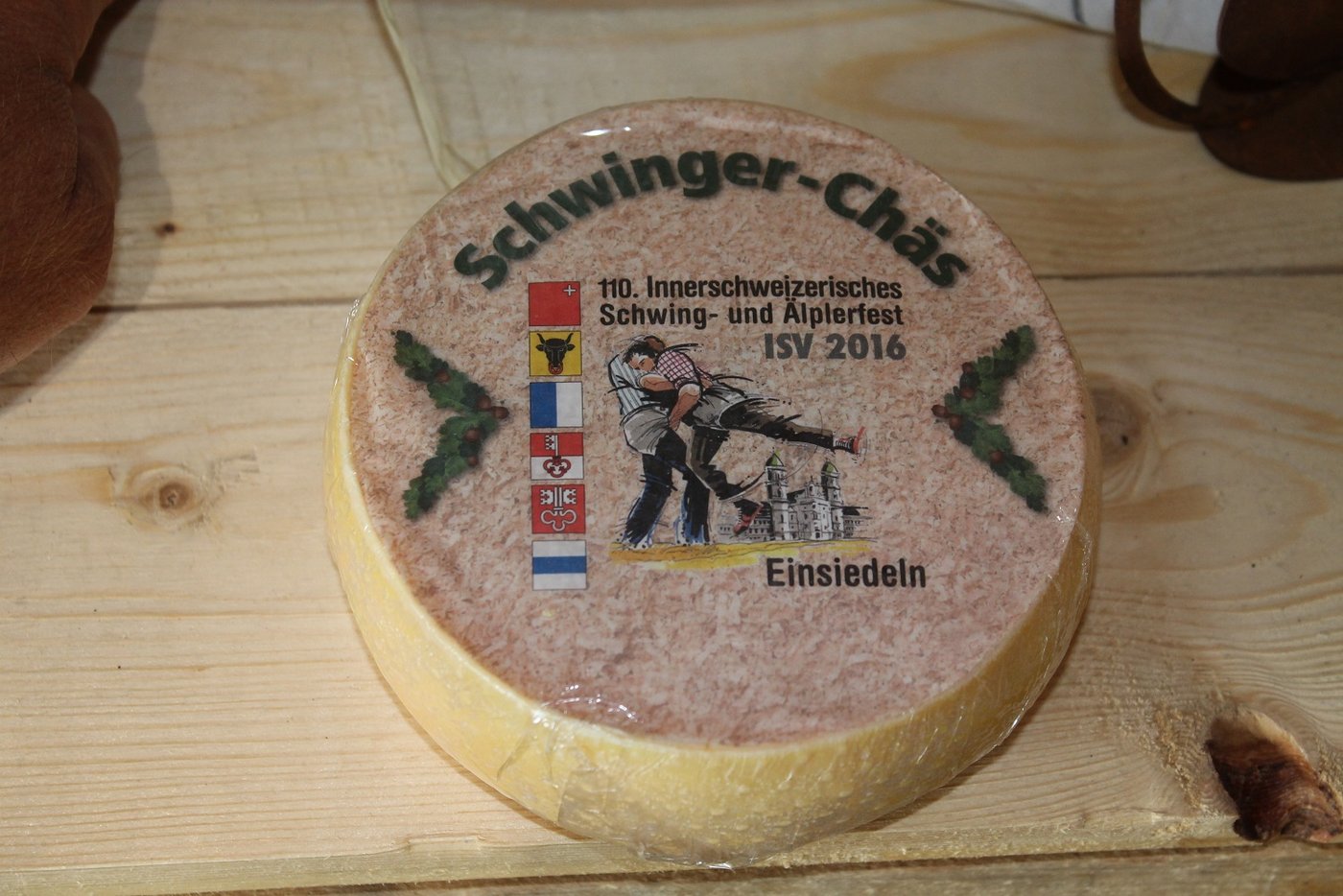 Flexibel sein und mit innovativen Qualitäts-Produkten am Markt bestehen. Das Käsemutschli, das für das Innerschweizer Schwing- und Älplerfest hergestellt wurde.