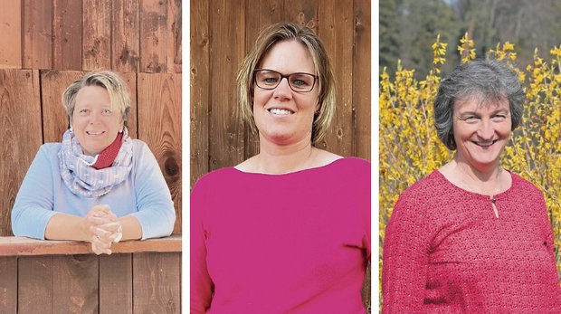 Frauen fördern Frauen: Ein Kurs als Vorbereitung aufs Amt Obwalder Kantonsrätin Franziska Gasser-Fryand, Petra Rohrer-Stimming und Daniela Lobsiger haben den Kurs besucht. (Bild BauernZeitung)
