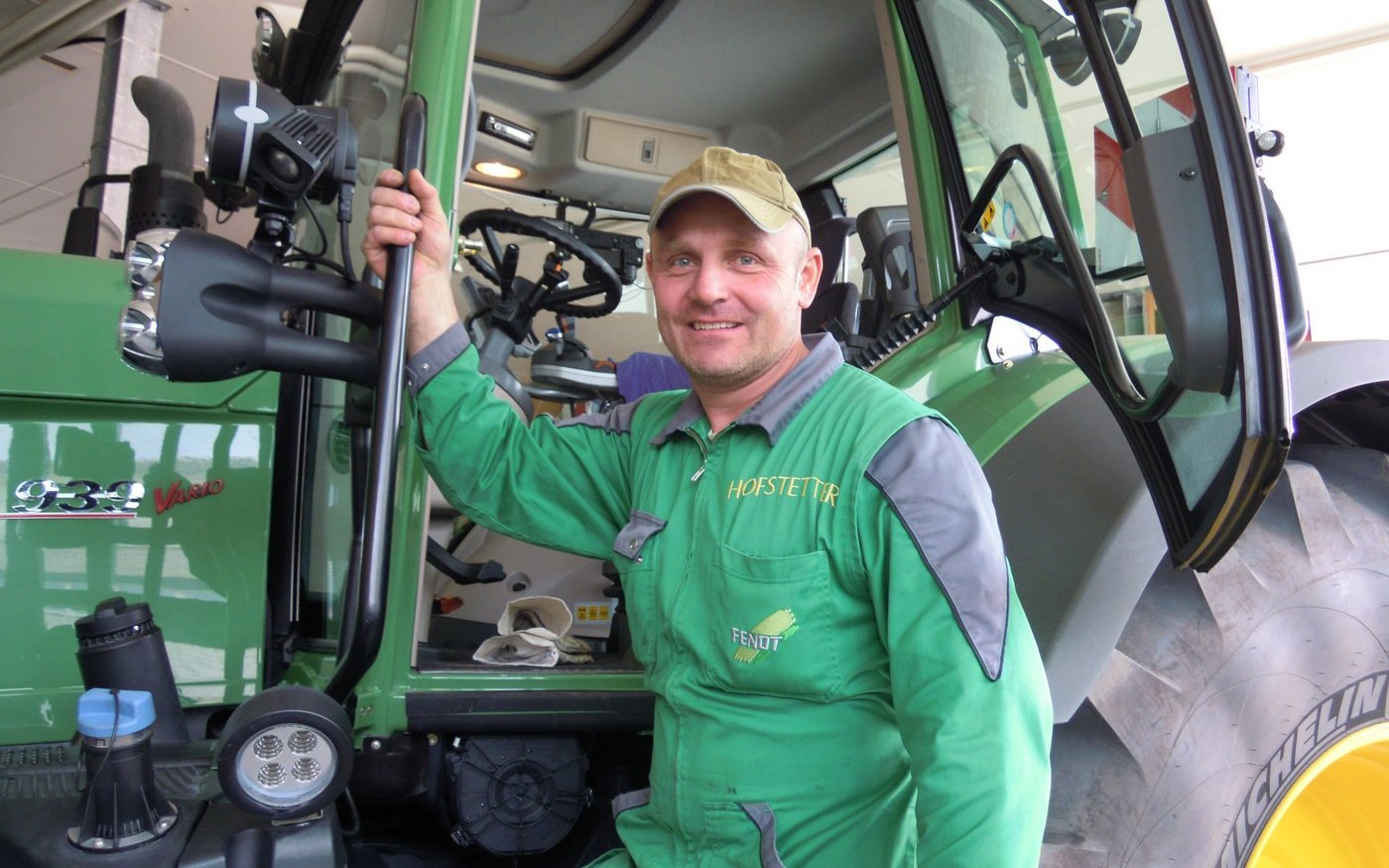 Christoph Hofstetter ist Lohnunternehmer in Grosswangen LU.