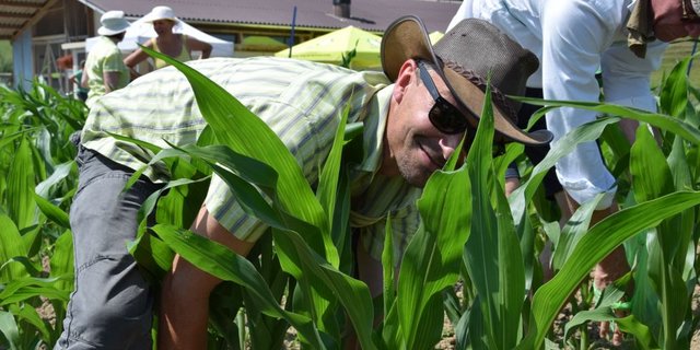 Bio-Suisse-Präsident Urs Brändli jätete ebenfalls mit. (Bilder Jeanne Woodtli)