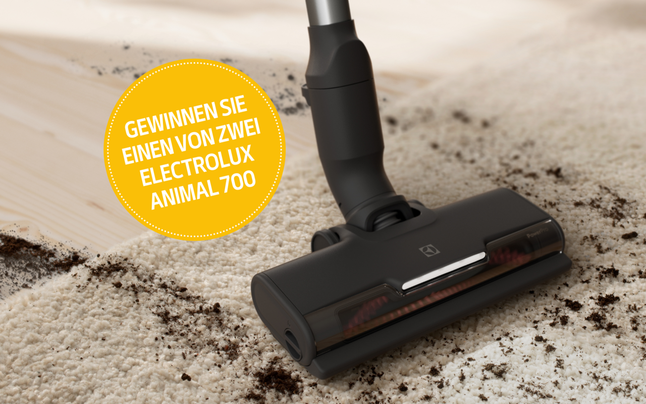Der Electrolux Animal 700 ist der perfekte Staubsauger, um Tierhaare von jeglichen Oberflächen zu saugen.